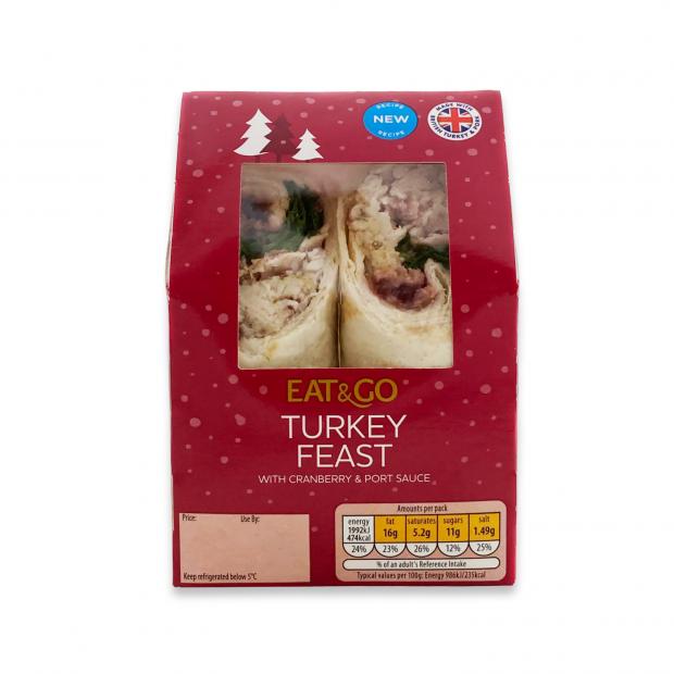 Dorset Echo: Turkey Feast Wrap (Aldi)