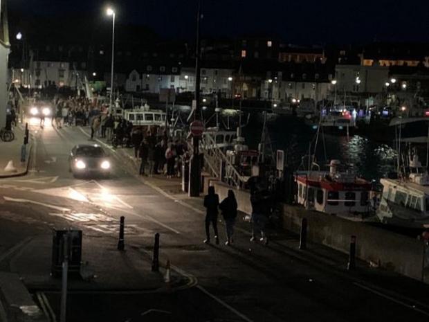 Dorset Echo: Government refuse cash bid to help keep women safe during nighttime across Dorset. Pictured: Custom House Quay