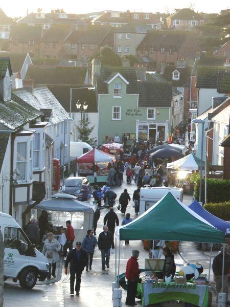 The Wyke Christmas Street Fayre in a previous year