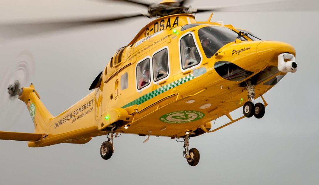 Air ambulance called to crash in Tarrant Hinton 