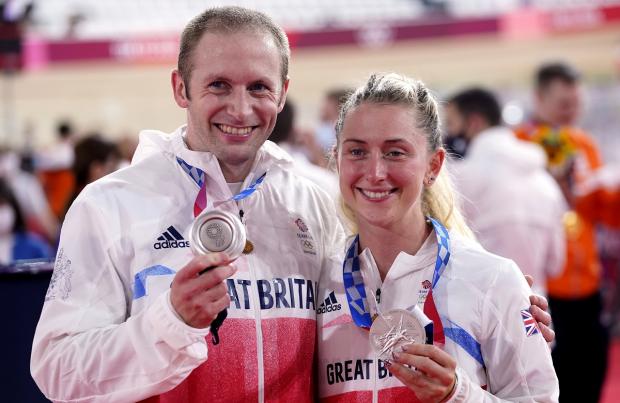 Dorset Echo: Jason and Laura Kenny are receiving a knighthood and damehood. Picture: PA