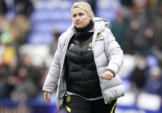 Dorset Echo: Chelsea Women manager Emma Hayes. Picture: PA