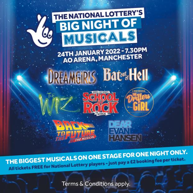 Dorset Echo: National Lottery's Big Night Of Musicals (Camelot)