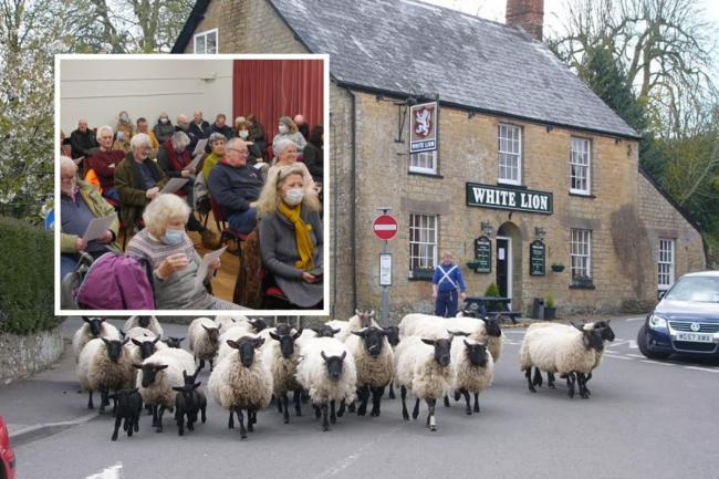 The campaign to save the White Lion pub in Broadwindsor received a strong show of support at a packed community meeting on Tuesday Pictures: Margery Hookings
