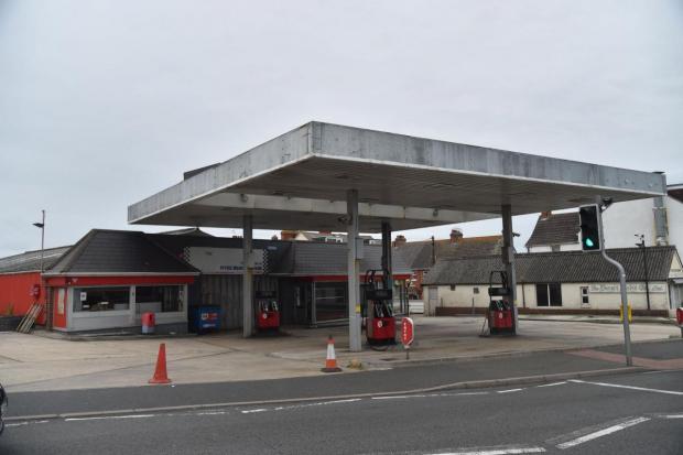 Dorset Echo: The former Texaco petrol station on Portland Road was demolished to make way for the complex