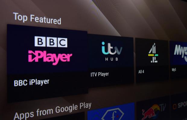 Dorset Echo: BBC iPlayer, ITV Hub, All 4, My 5 streaming apps on Smart TV. Credit: PA
