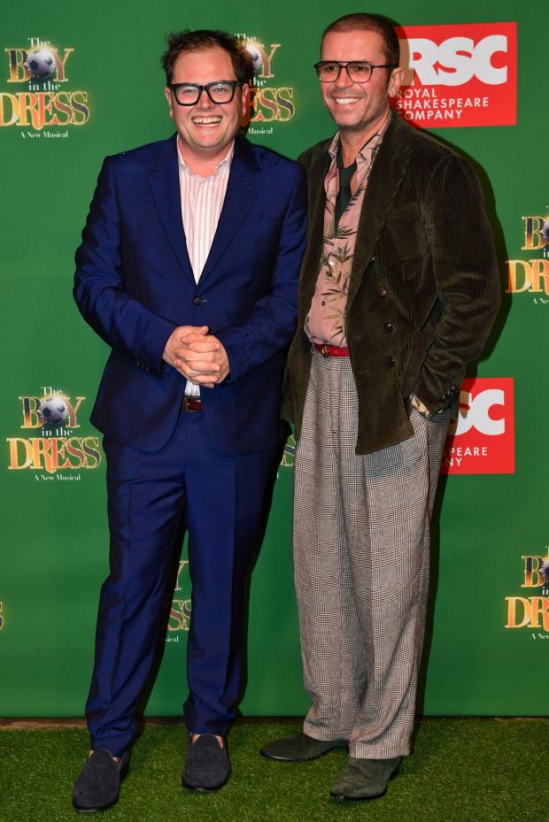 Dorset Echo: Alan Carr and Paul Drayton attending the opening night of the Boy In The Dress at the Royal Shakespeare Company in Stratford Upon Avon in 2019 (Jacob King/PA)