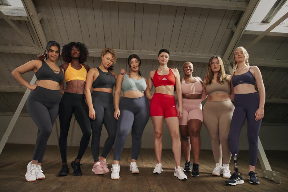 Adidas bares all with new sports bra campaign - Shop the