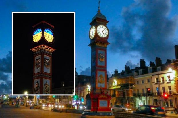 Dorset Echo: Vigil to show solidarity with Ukraine at Jubilee Clock Tower this Friday