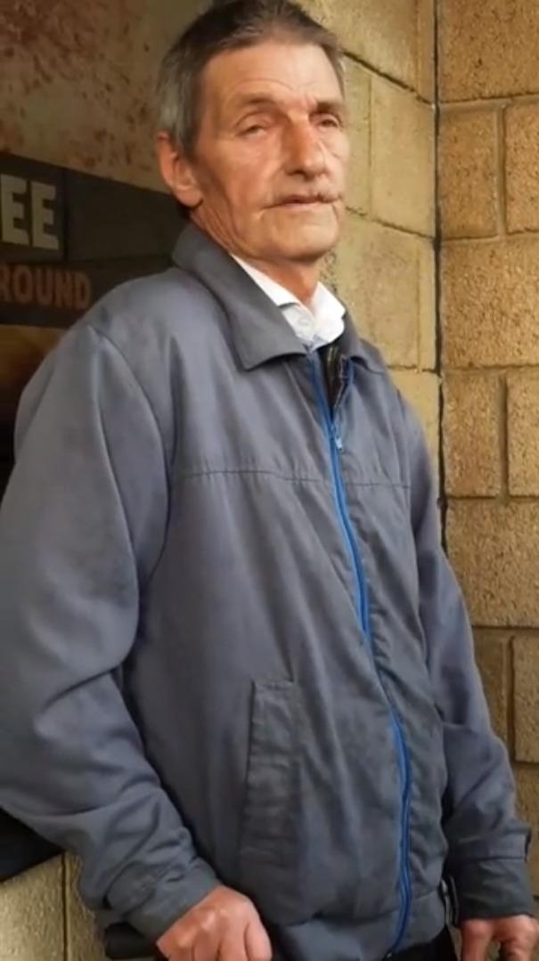 Dorset Echo: Victor Balfour outside Weymouth Train Station in 2018. Credit: Still taken from video courtesy of The UK Database