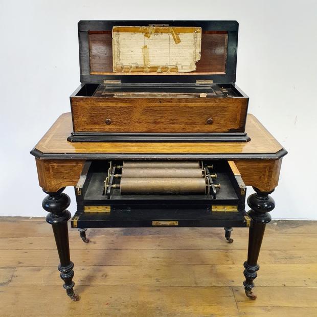 Dorset Echo: The Swiss music box up for sale at the Charterhouse June collectors' auction