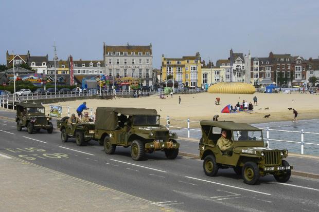 Dorset Echo: The convoy of military vehicles kick started three days of celebrations and commemorations. Picture: Graham Hunt Photography