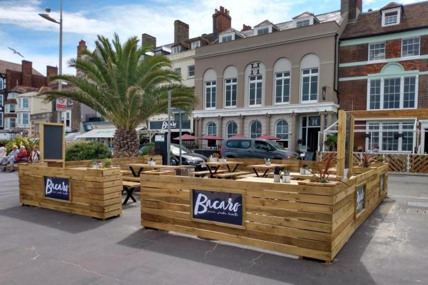The controversial extended seating trial at Bacaro has come to an end