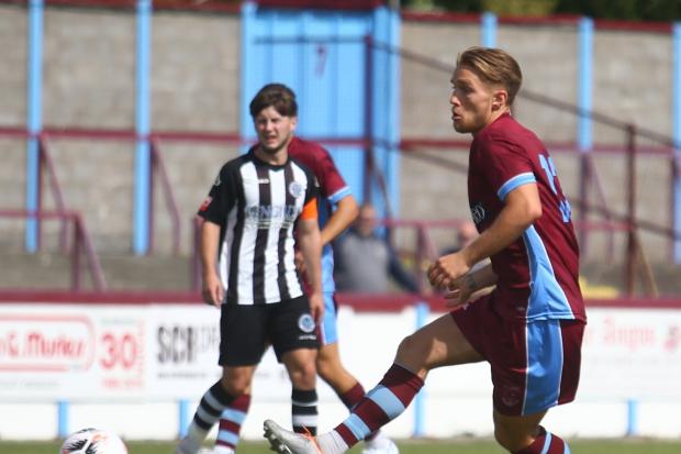 Ryan Glover played in the latter stages of pre-season for Weymouth Picture: MARK PROBIN