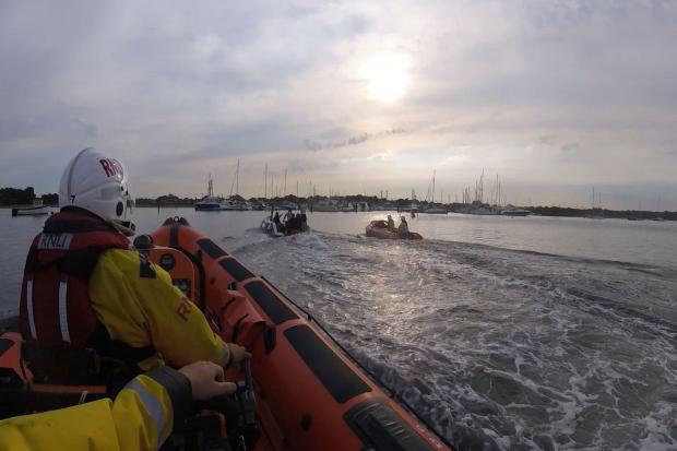 Poole RNLI crews deal with incident on Sunday, August 14. Picture: RNLI Poole Lifeboat Station