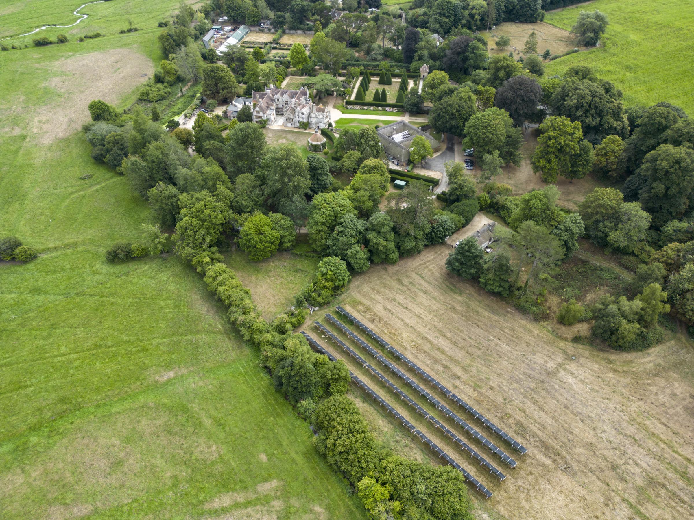 400 solar panels at Athelhampton House - Vimarsana News