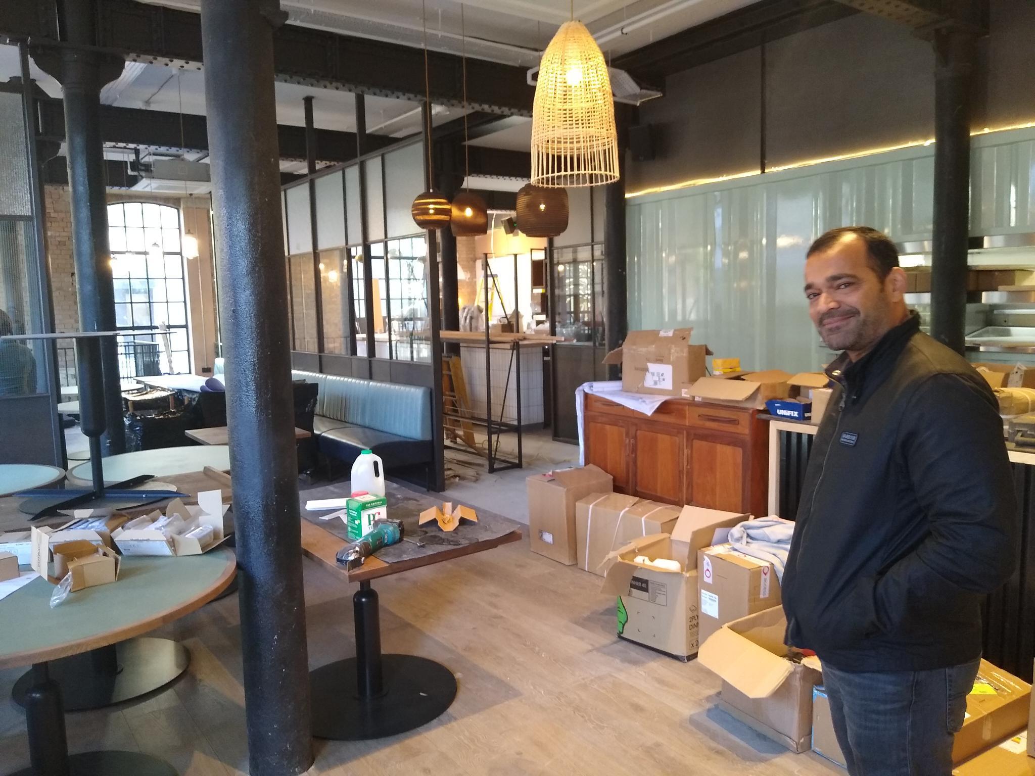 Hub Box operations director Sameer Shetty in the chains new Dorchester restaurant
