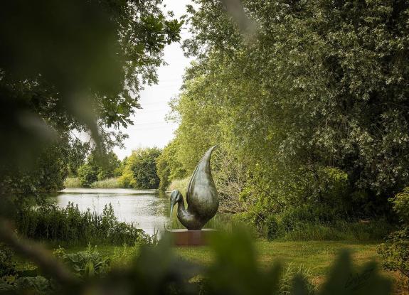 Dorset Echo: One of the sculptures in the park Dorset Echo: One of the sculptures in the park