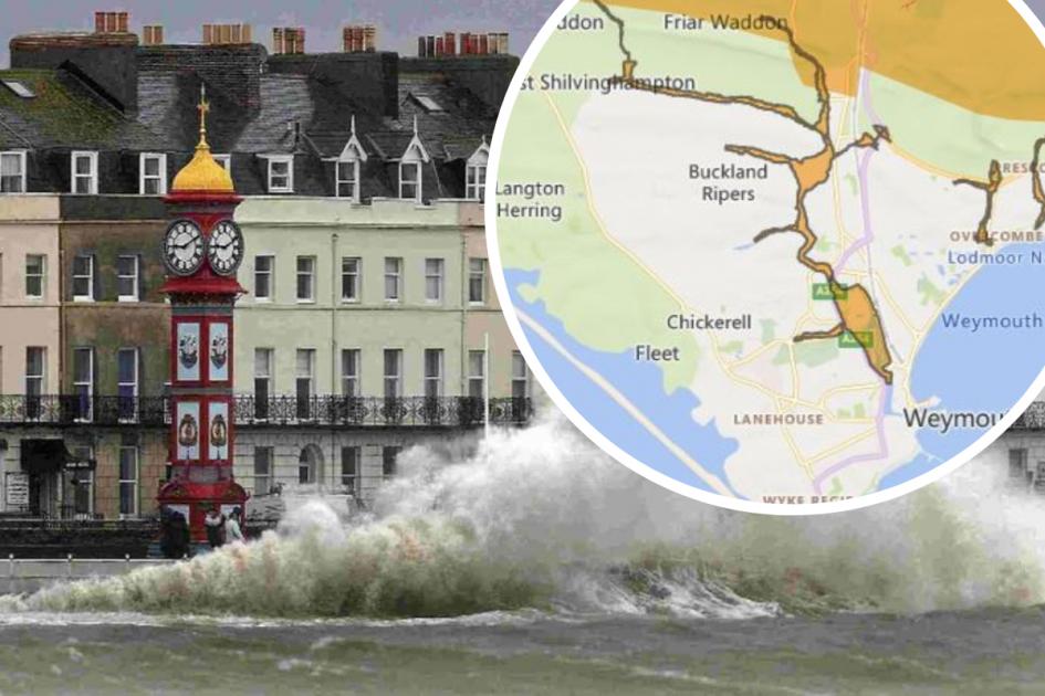 Flood alert issued for Weymouth rivers and streams 
