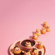 Pigfiteroles in mud from Baking With Kim-Joy (Quadrille, £18.99)