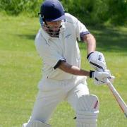 Nick Kneebone scored 78 and threw a direct hit run out for Abbotsbury        Picture: FINNBARR WEBSTER/F20331