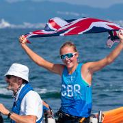 Emma Wilson took bronze in the women's RS:X at Tokyo 2020 Picture: SAILING ENERGY/WORLD SAILING