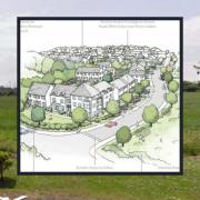 A major new development for 115 new homes has been granted outline planning permission by Dorset Council Pictures: Taylor Wimpey/Google Maps