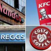 KFC, Nando's, Greggs, Costa: UK restaurants warning customers amid food shortage. (PA)