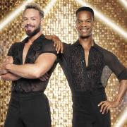 John Whaite and Johannes Radebe discussed being the first male pairing in Strictly Come Dancing's history on Steph's Packed Lunch (Ray Burmiston/BBC/PA)