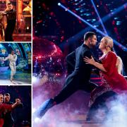Strictly contestants dancing during their week 8 routines. Credit: BBC/PA