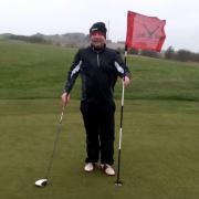 Tony Howe scored an albatross at the 17th hole                   Picture: CDGC