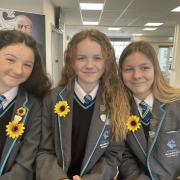 Kind-hearted schoolgirl pins hopes of Ukraine aid through sunflowers
