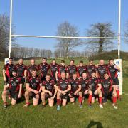 Puddletown before their 38-17 win over East Dorset Dockers Picture: IAN FRIZZLE