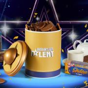 McVitie’s has launched a limited edition Britain’s Got Talent Golden Buzzer Biscuit Tin. Picture: Taylor Herring
