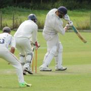 George Chubb, right, scored 43 to help guide Cerne to victory 			          Picture: STEVE HUNTER