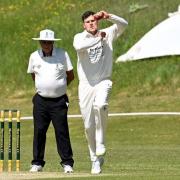 Charlie Durant took Martinstown's only wicket on a difficult day against Poole 	       Picture: BRIAN ROSSITER