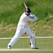 Ed Nichols hit 50 in Martinstown's defeat at Sherborne 			       Picture: BRIAN ROSSITER