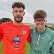 Craig Spann on second debut with match sponsor Kai Steadman of Tom and Erin’s