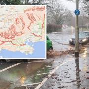 There are 22 flood warnings in place across Dorset at present