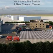 Proposed Weymouth training centre where costs have been rising above inflation