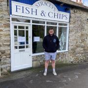 Sam Dalkins the new manager of Stracey's Fish and Chips