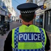 Police in Weymouth town centre