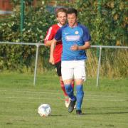 Sean Zima scored Balti's only goal at Swanage