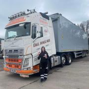 Former British showjumper turns lorry driver
