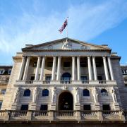 The Bank of England in London. The Bank of England has raised interest rates Picture: PA