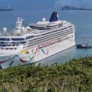 AN American cruise liner sailed into Portland Port this morning to bring thousands more tourists to Dorset.