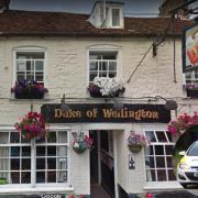 Police were called to reports of an assault at the Duke of Wellington pub