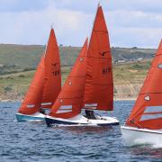 Squib sailors compete in the national championships in Weymouth