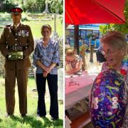 TWO people who 'helped Britain win the war' were celebrated in Weymouth.