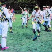 Morris dancers at a previous OsFest
